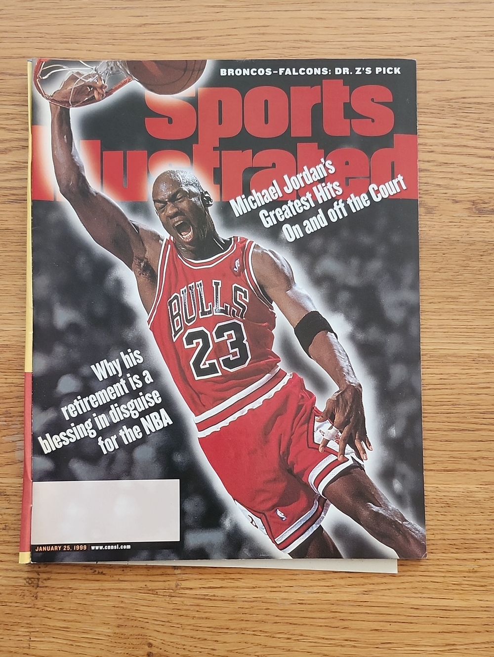Sports Illustrated Michael Jordan Bulls Cover 1999